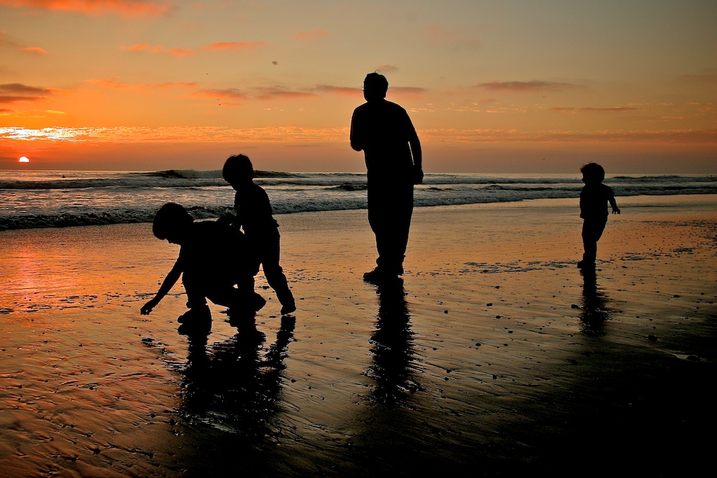 clearcloud photography sunset shoot for landing page and microsite: lifestyle